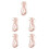 5pcs Plug-In Cable Wire Control Pin Metal 9