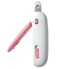 Coupe-ongles pour chats avec lumière LED, lime pour grands-Rose