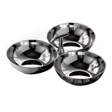 Plateau Ă desserts en acier inoxydable, plat Ă collations-Type A