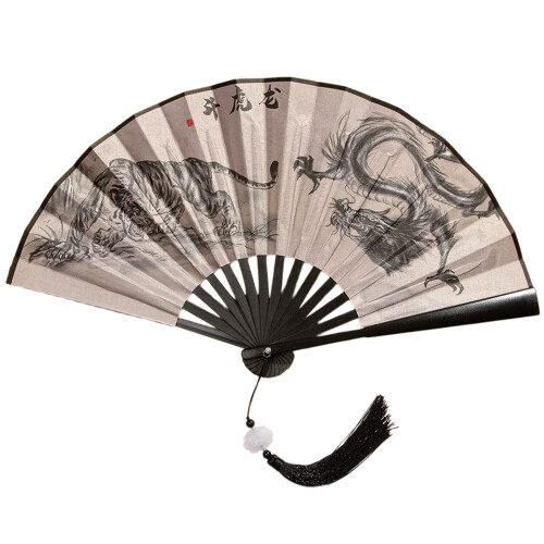 Éventail pliant Vintage chinois, à main, pour spectacles de-6