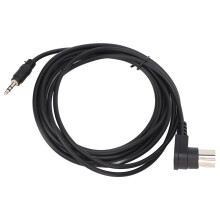 Câble d'adaptation audio 90 MINI DIN 5 broches mâle vers DC3.5mm, longueur 3 mètres