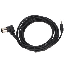 Speaker Extension, Stable Transmission 3.5mm to 90 Degree Mini Din 5 Pin Male Cable, Oxygen Free Copper Wire Ensures Natural Pure Sound for Enhanced