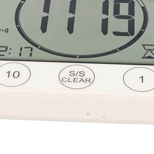 Innenbereich weiß digitales Thermometer Hygrometer LCD 2