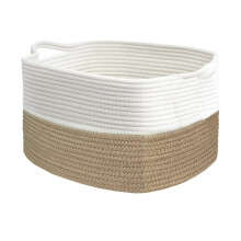Panier à jouets en corde de coton, panier de grande capacité-Y