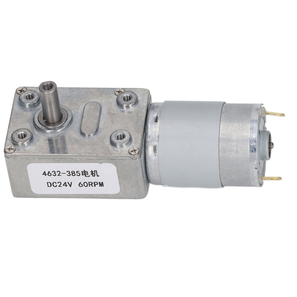 60Rpm Aluminum Worm Gear Motor 24V High Accuracy Dc Speed Reducer 7901371264400