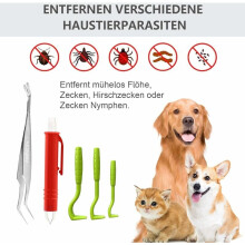 Nature's Solution: Tick Remover Tool Set, Comfort And Safety Guaranteed, Easy To Carry For Spontaneous Adventures, Stainless Steel Tweezers Ensure