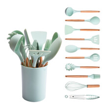Kit de Chef Gourmet: Utensílios de Cozinha Antiaderentes em Silicone, Resistentes ao Calor, Próprios para Lava-louças, Conjunto de 12 peças na