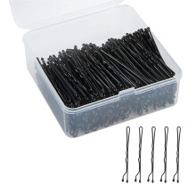 Forcine super resistenti, 400 forcine per capelli con custodia, design resistente e ondulato per una presa impareggiabile, adatte a tutti i tipi di