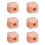 Set of 6 Magnetic Cable Storage Solution Delicate Cable-Orange 1