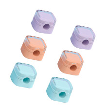 Set of 6 Magnetic Cable Storage Solution Delicate-Mixed Colors