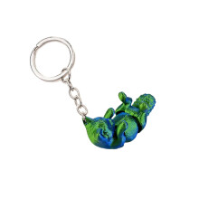 Accessoire innovant de clé de chat imprimé en 3D,-bleu vert 1
