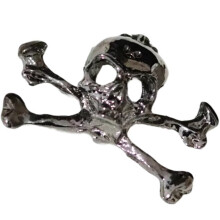 Skull and Crossbones broche revers pin, punk schedel revers-A