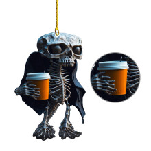 Cartoon Skull Car Pendant Eye Catching Car Interior-Style 3