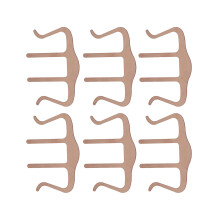 6 Stück Notenbuchklammern, bronzefarben,