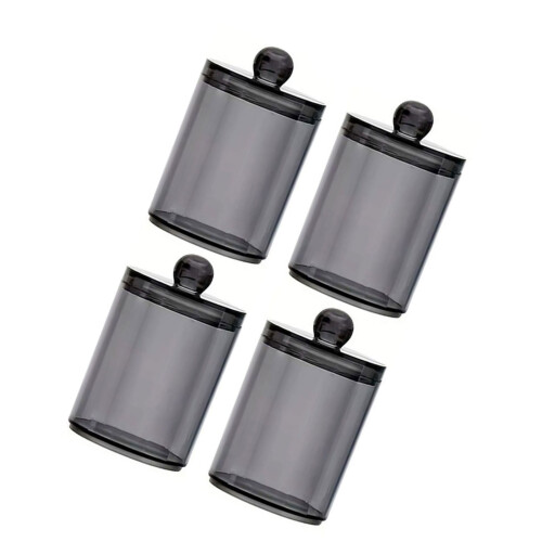 Clear Qtip Dispenser Bathroom Container Plastic Storage Box-4