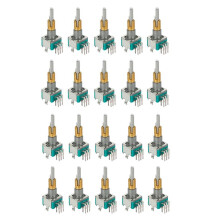 20X EC11EBB24C03 Dual Axis Encoder med 30 Positioneringsnummer 15 Puls Point Handtag 25mm