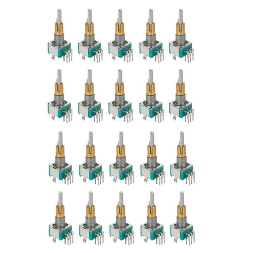 20X EC11EBB24C03 Dual Axis Encoder med  30 Positioneringsnummer 15 Puls Point Handtag 25mm