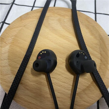 2X for WF-1000Xm4 Headphone Neck Strap Cord, Sport Anti-Lost Silicone Headphone Cord Holder Cable (Black)