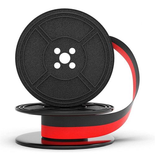 5Pack Typewriter Ribbon Twin Spool Typewriter Ribbon Red and Black Twin Spool Replacement Pack for Most Typewriter 1