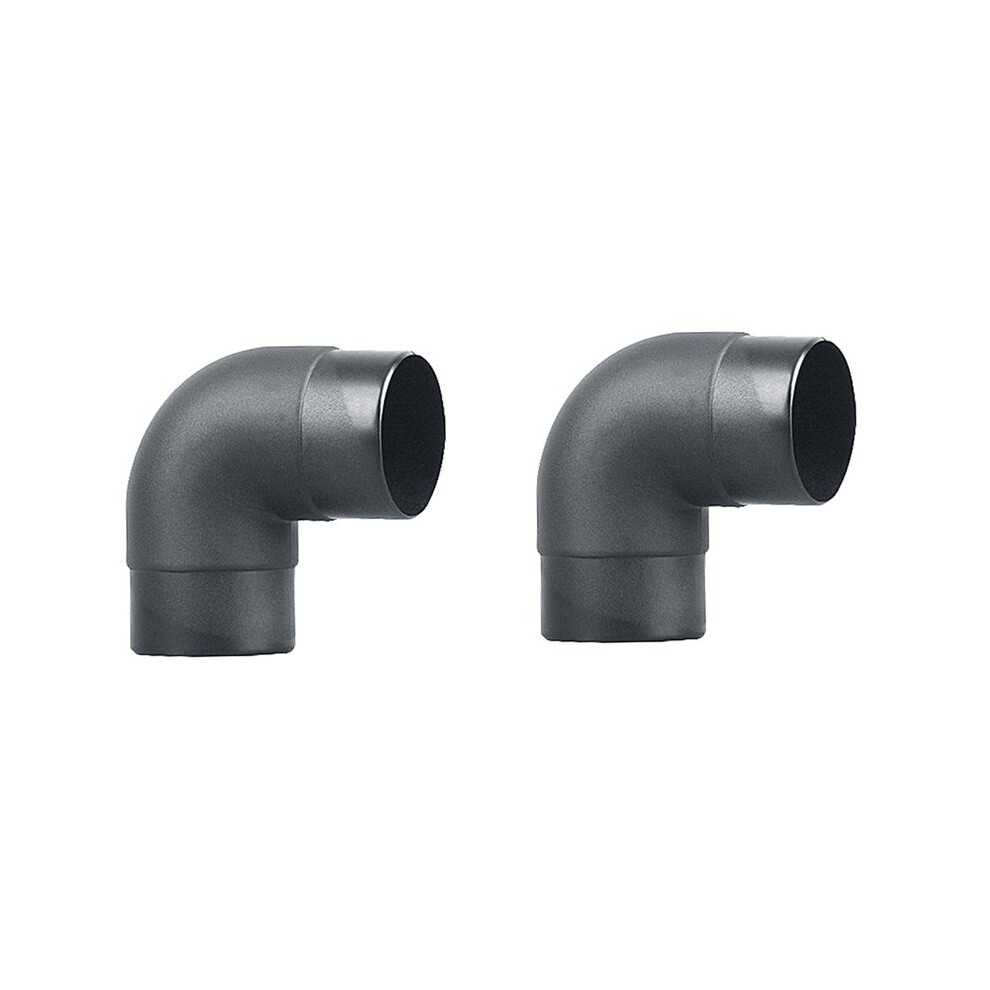 2Pcs 60Mm Car Air Heater Ducting Pipe Air Vent Outlet L Shape Elbow Bend Pipe Exhaust Connector For Webasto Eberspaecher 6031650252680