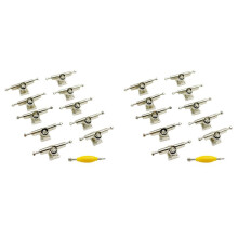 20 Pcs 29mm Fingerboard Trucks Finger Skateboard Deck with Nuts with Spanner Screwdriver for Finger Skateboards