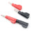 40 Sets Retractable Sheath 4mm Banana Plug Connectors Stackable Wire Solder Multimeter Test Leads Ends Plugs Adapter 2