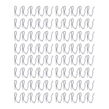 80Pcs Curtain Drapery Pin Hooks - Silvery