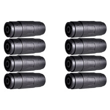 4Pin Speaker/Amp Speakon Female to Female Plug Jack Straight Coupler Cable Connector (8 Pack)