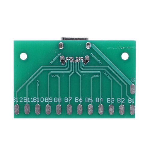 2X Diy 24Pin USB-C USB 3.1 Type C Female Socket Connector Smt Type with Pc Board 1