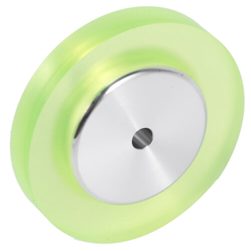 3X 200mm Aluminum Polyurethane Industrial Encoder Wheel Measuring Wheel for Measuring Rotary Encoder 1