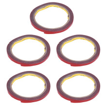 5X Strong Permanent Double Sided Super Sticky Foam Tape Roll for Vehicle Car, Red 6MM x