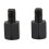 6 PCS Motorcycle Mirror Adaptors Converts Clockwise 8MM to 10MM Black 2