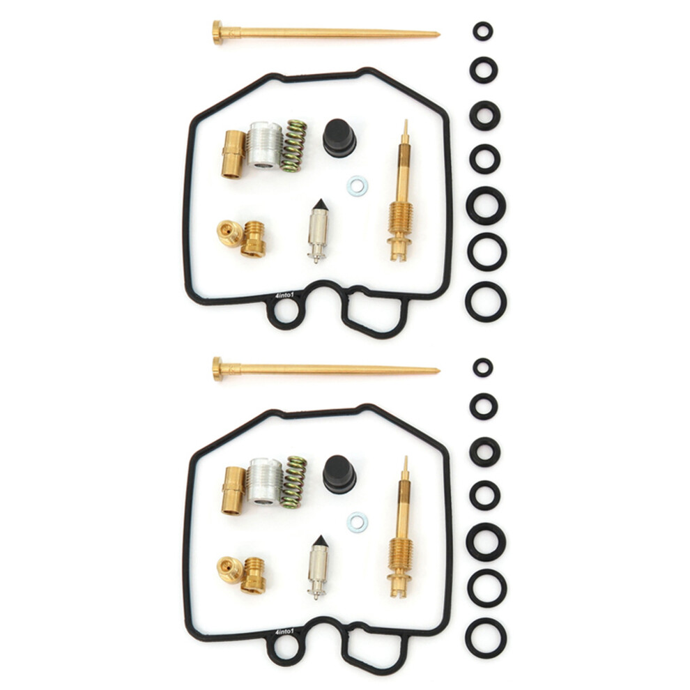 2X Carburetor Carb Rebuild Repair Kit For Cm400 Cm400t Cm400c Cm400e 1980-1981 Gold/Black 6031787686228