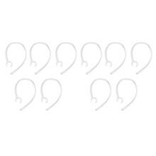 10X Universal Small Clamp Ear Hook Loop Clip Replacement Clear