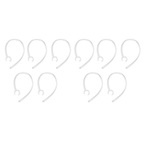 10X Universal Small Clamp  Ear Hook Loop Clip Replacement Clear