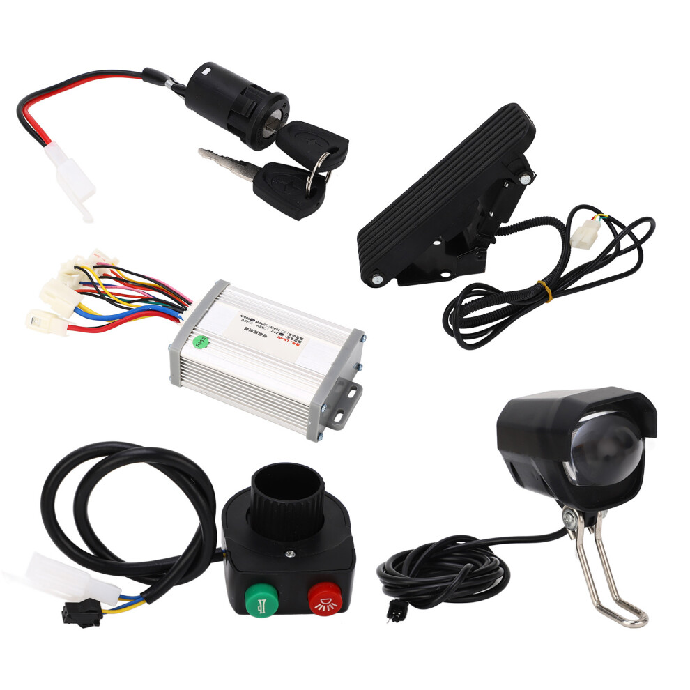 24V 800W Brushed Controller & Pedal For E-Bike, Tricycle, Scooter 9401371269699