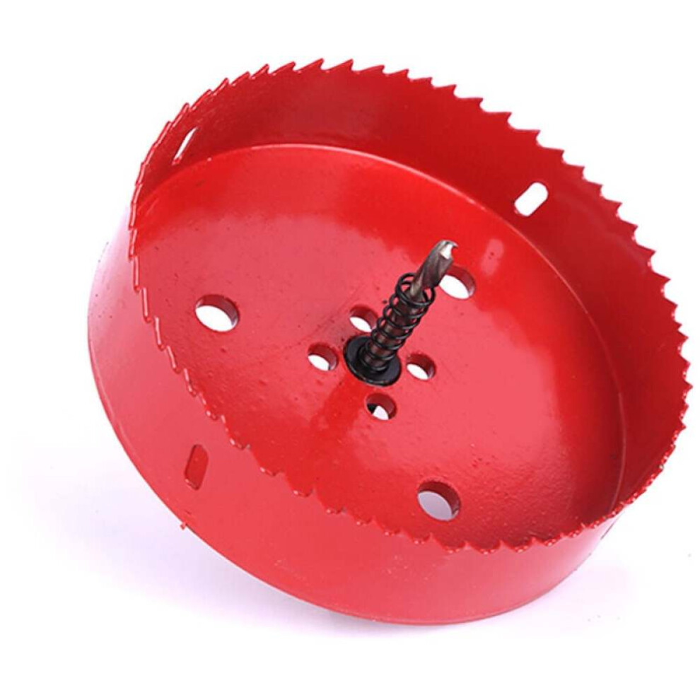 Hex Shank Arbor Hole Saw For Electrical And Plumbing Work, Bi-Metal Hole Cutter With High Speed Steel Blades And Slug Holes For Efficient Chip 9009791491029