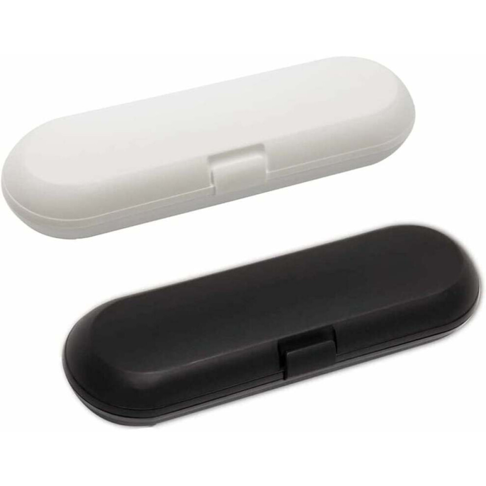 Electric Toothbrush Travel Case, Durable Plastic Build Compatible with Oral-B and Philips Models, Compact Case with Harmless and Odorless Material,