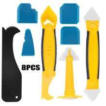 Grout Scraper for Bathroom Sink Joints, Caulk Tool Hand Operated Tool Silicone Sealant Remover Scraper Reusable Caulk Tool Kit, Sealant Finishing Set