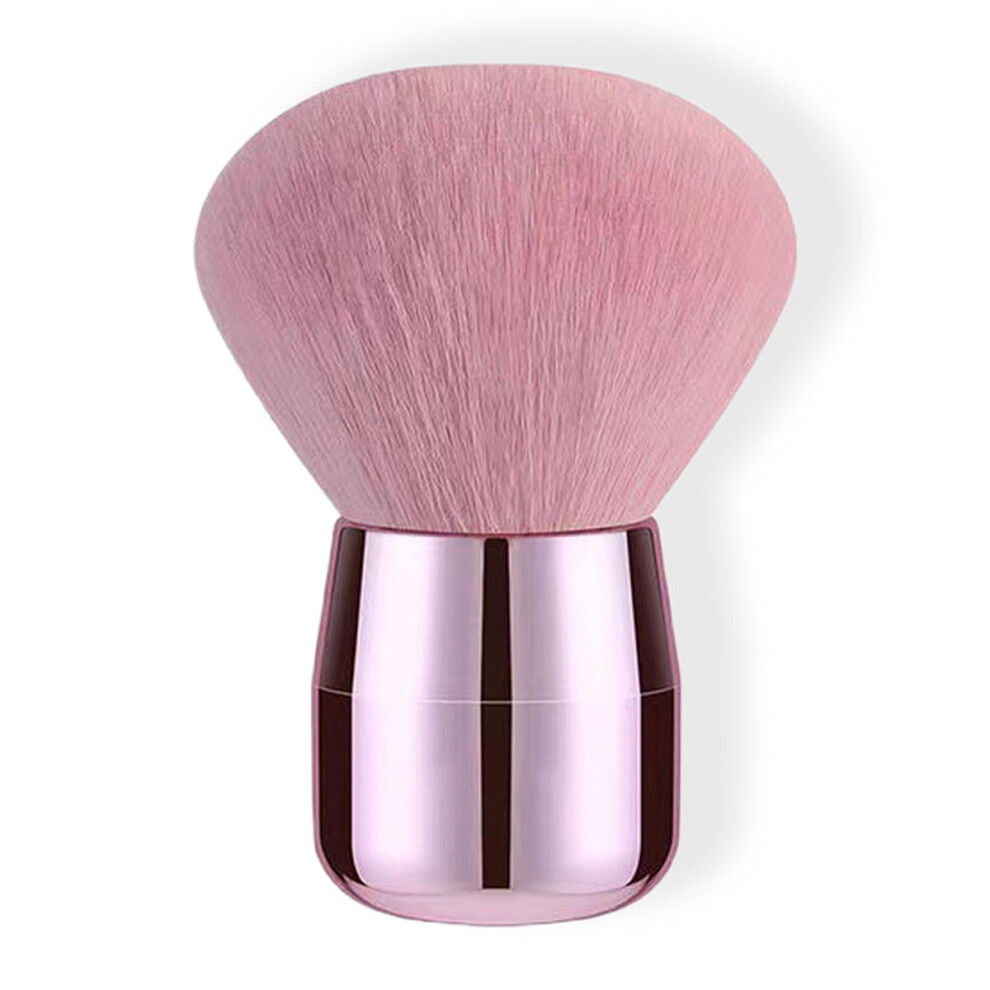Synthetic Fiber Bristles, Kabuki Foundation Brushes with Soft Bristles for Smooth Application, Mushroom Head Makeup Brush for Multi-Purpose Use