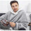 Κουβέρτα Premium Softness, Sherpa Fleece, Άνετη Κουκούλα, Γιγαντιαία Τσέπη, Ρυθμιζόμενη Ζώνη 5