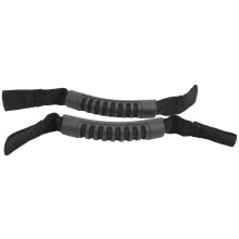 Secure Support Grip Handle, Universal Adjustable, High-Quality ABS For Wrangler JK JL & Gladiator JT, Easy Installation (Black, 2pcs)