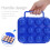 Egg Container Camping with Built-In Handle, Multi-Purpose Durable Plastic Construction for Safe Transportation of 12 Eggs, Blue 7