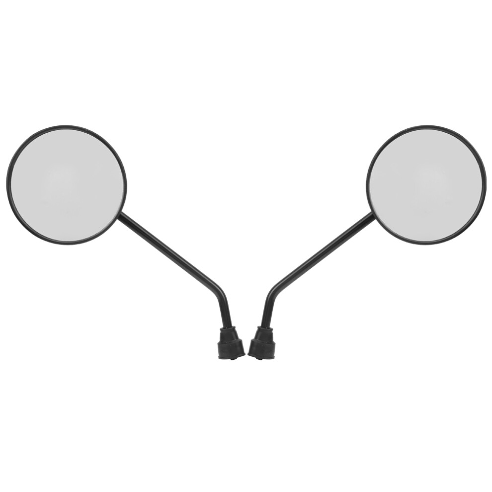 Rearview Mirrors For Motorcycles, Adjustable Side Mirror Pair With High Impact Housing Scratch Resistant Replacement Parts Universal Fitment For Scoot 9335627645541