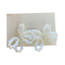 Zarte Schleife-Ohrringe, modischer Ohrschmuck,-5