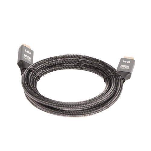 Gray 2m HD Audio Video Cable 4K Support HDR & Multi Screen