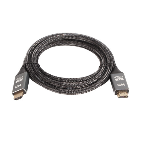 Gray 2m HD Audio Video Cable 4K Support HDR & Multi Screen 1