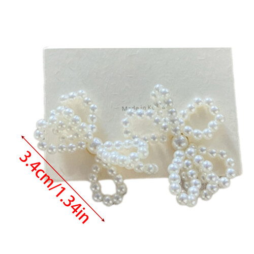 Zarte Schleife-Ohrringe, modischer Ohrschmuck,-5 1