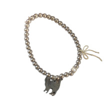Verstellbares Armband mit Schleife, modischer-Grau