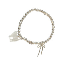 Katzen-Anhänger-Armband, modischer Handgelenkschmuck,-Weiß